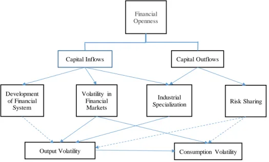 Figure 1. The Linkages between Financial Openness and Macroeconomic Volatility 