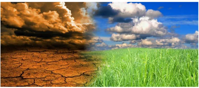 Figure 1. Illustration of erratic change of the changing climate problem. (www.hakijamii.com, 2017) 