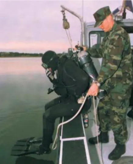 Şekil 3.1 SCUBA Dalışı (U.S. Navy Diving Manual, 2008)  