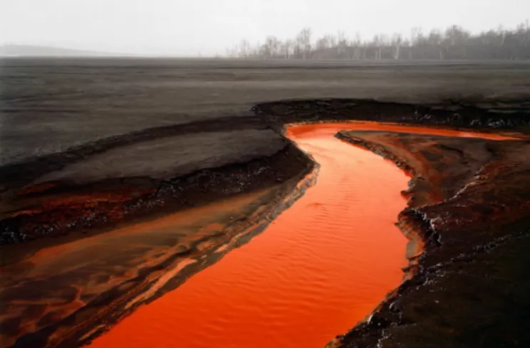 Figure 4. Nickel tailings #34 Sudbury, Ontario 1996 by Edward Burtynsky.