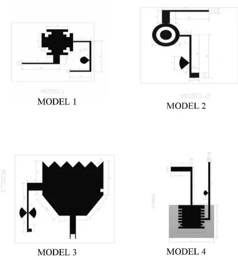 Figure 5. Active antenna models 