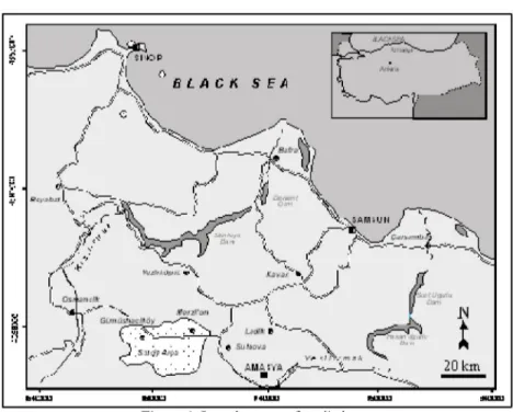 Figure 1. Location map of studied area  Geologic Setting 