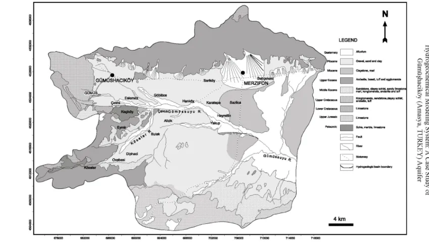 Figure 2. Geological of the studied area 