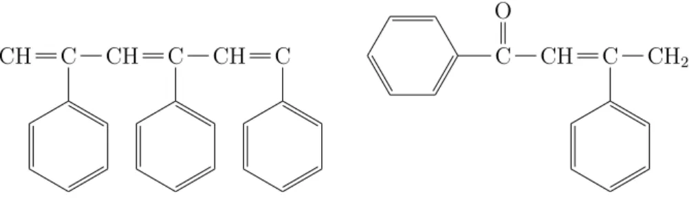 Figure 2 . Examples of changes to polystyrene undergoing irradiation. The change on the right can only