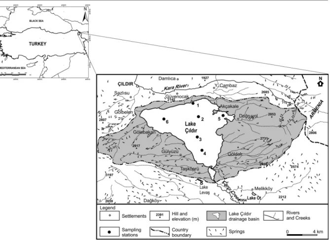 Fig. 1 Location of study area and sampling stations of study