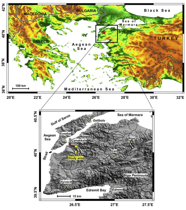 Fig. 1. Location map of the study area.