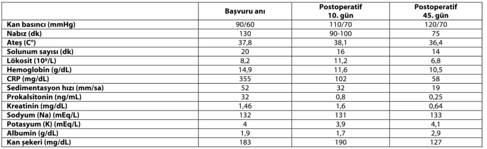 Şekil 5. Taburculuk öncesi, doku kültürü negatif, granülas-