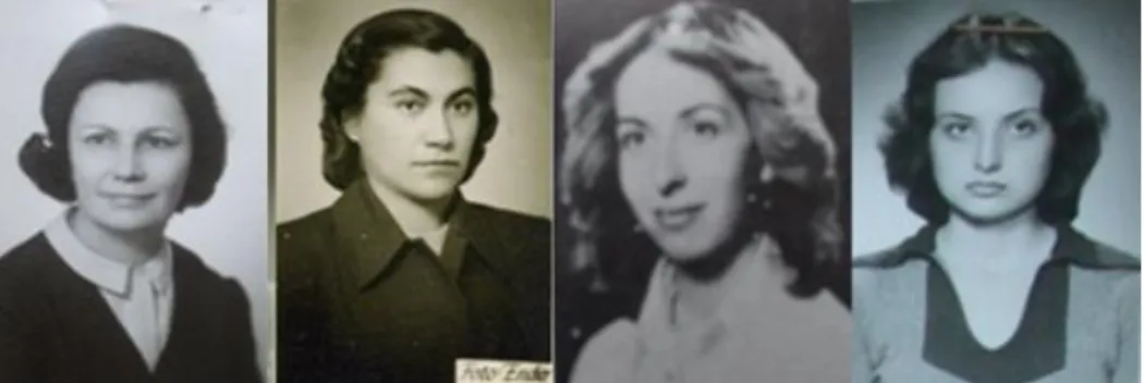 Figure 1-4. The first female academicians of the Division of Basic Sciences. 