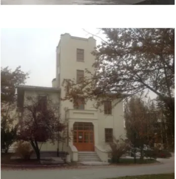 Figure 7.a.b.c.  The Historical Building of the Veterinary History  Museum (1933?, 1970? and 2014) 
