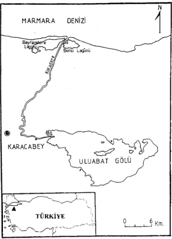 Şekil I. Çalışma alanı. Figure 1. Study area.