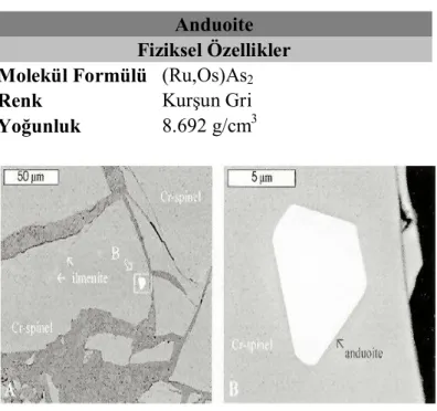 Çizelge 3.6. (Ru,Os)As 2  Fiziksel Özellikleri 