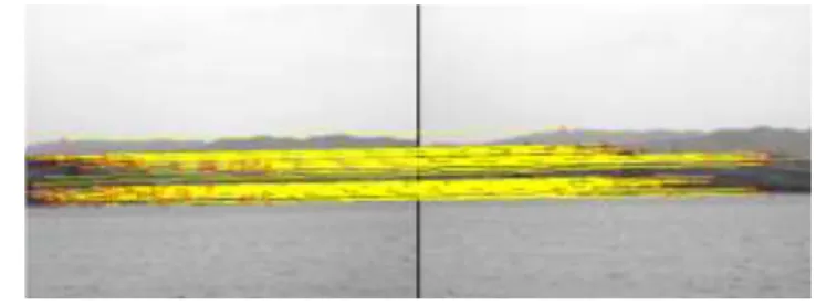Figure 1.    Features matching using Harris algorithm 