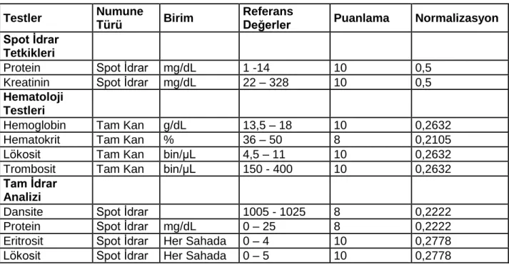 Çizelge 5.6 Devam