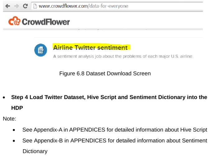 Figure 6.8 Dataset Download Screen 