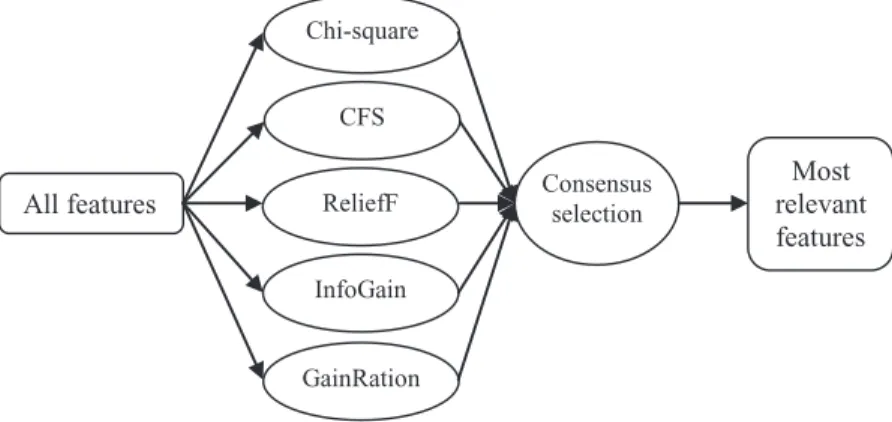 Fig. 1 Ensemble feature selection strategy. 