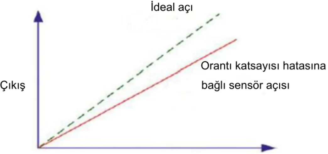 Şekil 3.3 Orantı katsayısı hatası 