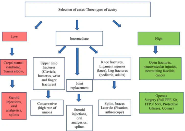 Fig. 8  Suggested flow-chart recommendation for selection and management of cases.