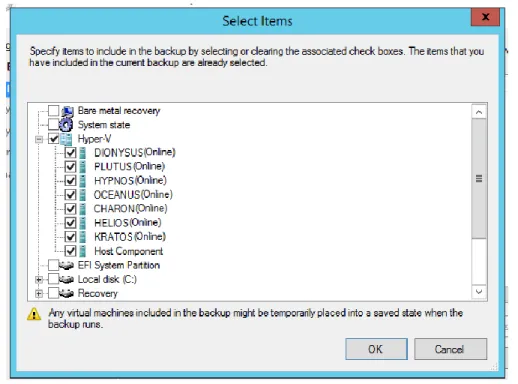 Figure 6.19 Select items 