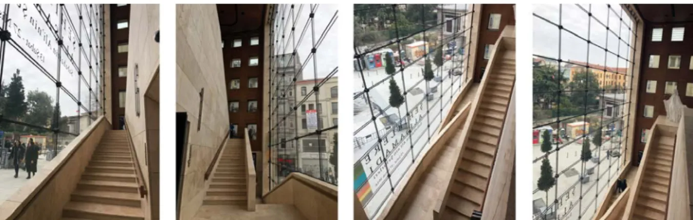 Figure 5. The urban life from different angles and elevations (photos taken by authors) 