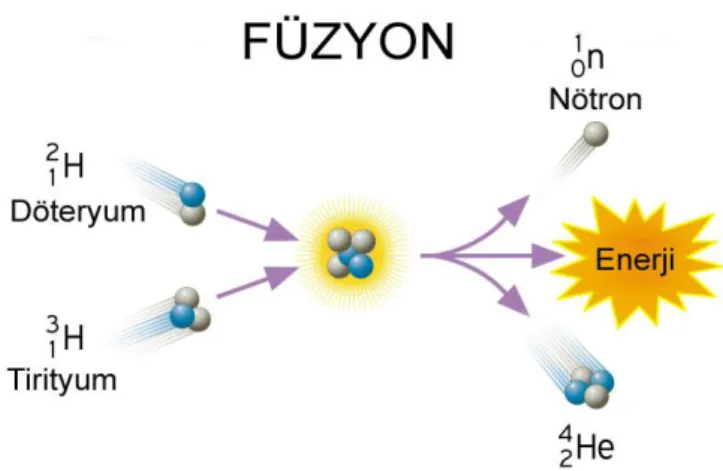Şekil 2.2. Füzyon Reaksiyon 