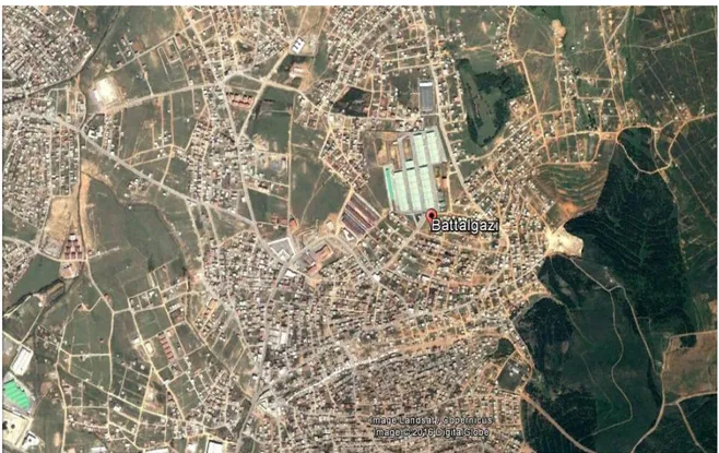 Şekil 11: Battalgazi Mahallesi Google Earth Görüntüsü, 2002 Yılı 
