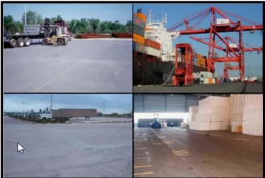 Şekil  2.5. İskele,  liman,  nakliye  alanlarında,  fabrika  içi  yollarda,  depo  ve  park  alanlarında SSB uygulaması (Aghabaglou, 2011)