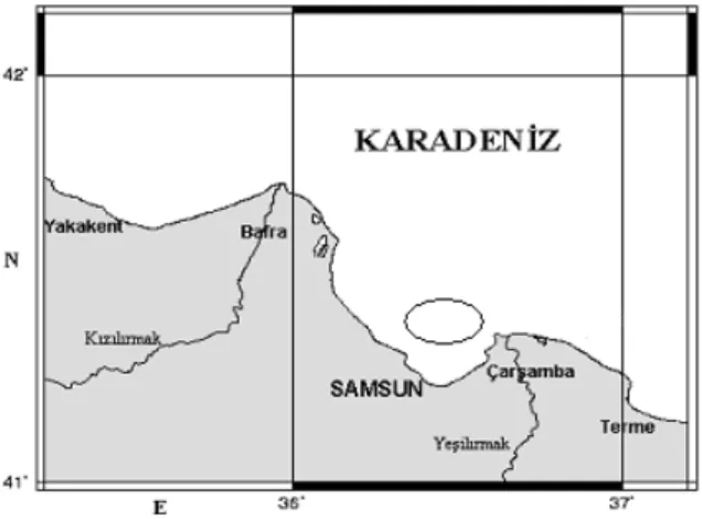 Şekil 1. Araştırmanın yapıldığı av sahası. 