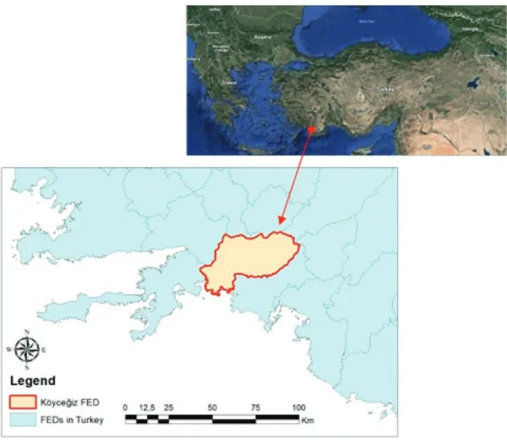 Figure 1.  Study area Slika 1.  Područje istraživanja