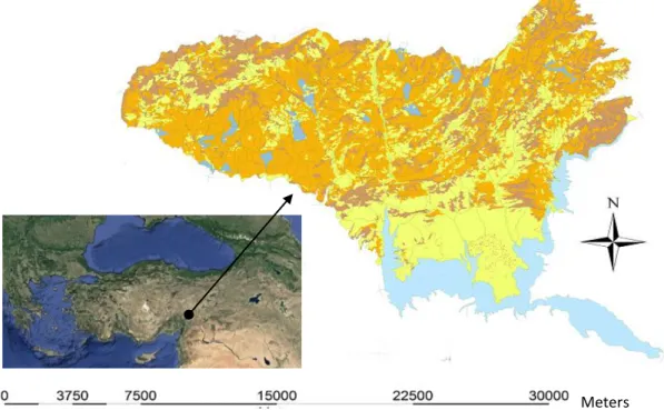 Figure 1. The study area  Şekil 1. Çalışma alanı 