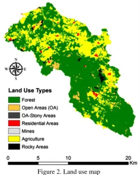 Figure 1. The study area map 