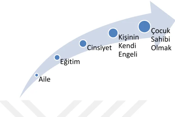 Şekil 3. 1 Engelli Kadınların Çalışma Yaşamına Katılımın Önündeki Engeller 