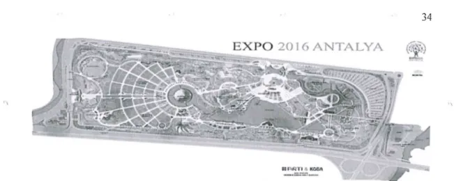 Şekil 3. 1. EXPO 2016 Antalya Sergi Alanı (Kaynak: EXPO 2016 Antalya Ajansı, 26 Nisan 2016).