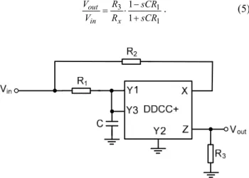 Fig. 1.  The first proposed gain-variable first-order APS. 
