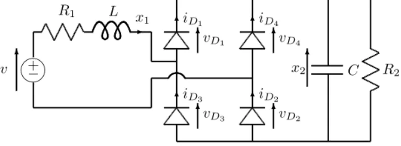 Fig. 1 . Power converter diode bridge.