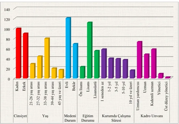 Şekil 5.1. Demografik Bilgiler Grafiği 