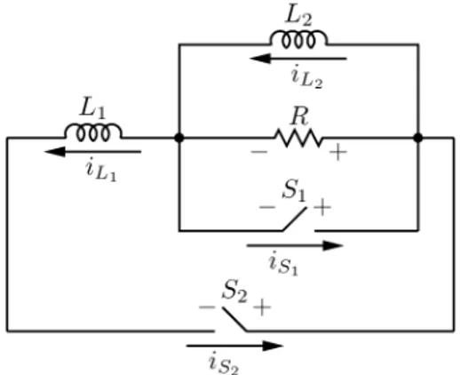 Fig. 4. Switched network of Example VII.4.