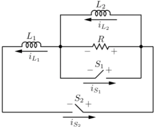 Fig. 4. Switched network of Example VII.4.
