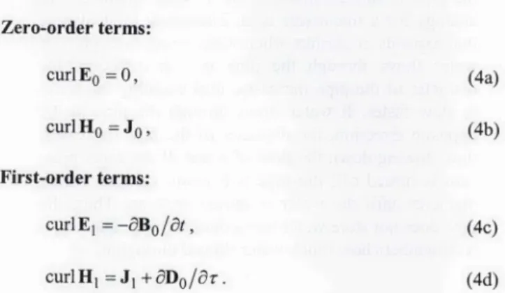 Table 1. The electromagnetic  interpretation of lumped  elements.