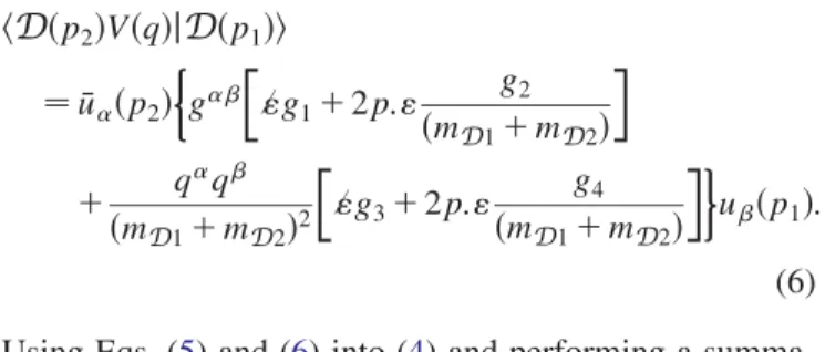TABLE I. The values of A and the quark flavors q 1 , q 2 , and q 3 for decuplet baryons.