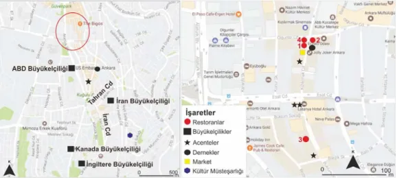 Şekil 1. Çalışma Alanını Gösterir Harita 