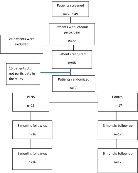 Fig. 1   Flow diagram of patient 