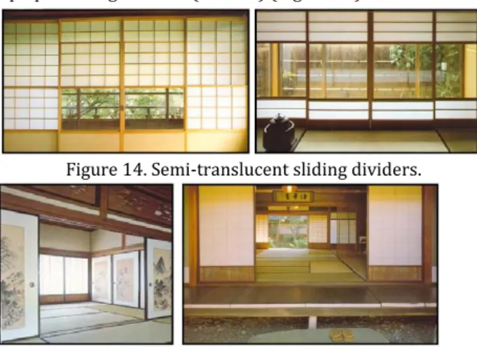 Figure 16. Tokonoma place in the traditional Japanese house.   It  can’t  be  made  a  definite  distinction  between  indoor  and  outdoor in Japan houses