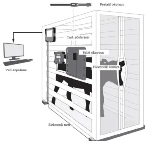Şekil 2. Elektronik okuyucu şematik kullanım  gösterimi (Anonim, 2016) 