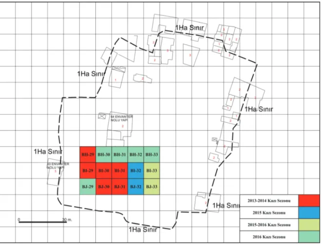 Fig. 5: Adana-Tepebağ. Topographic plan.