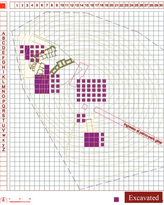 Fig. 3: Mersin-Yumuktepe. Topographic plan (© Mersin-Yumuktepe Project).