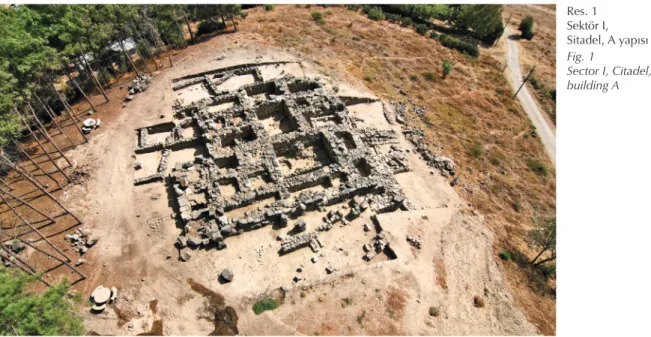 Fig. 2   Tatarlı Höyük 2010 building A 