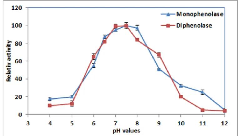 Figure 1 Effect of pH on activity and stability of the  Bacillus megaterium M36 