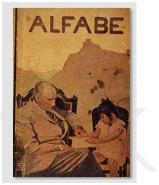 Şekil 2.3: Alfabe Kitap Kapağı, İhap Hulusi Görey  Kaynak: https://sites.google.com/site/artmrt/ihap_hulusi01.jpg 