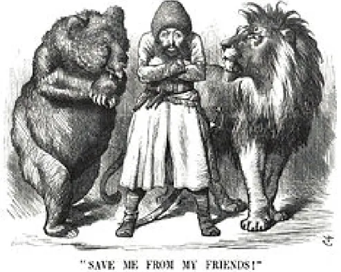 Figure 6.2: Afghan King between Two Empires 