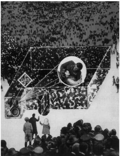 Figür 1: László Moholy-Nagy, “Photoplastic”, 1925. 